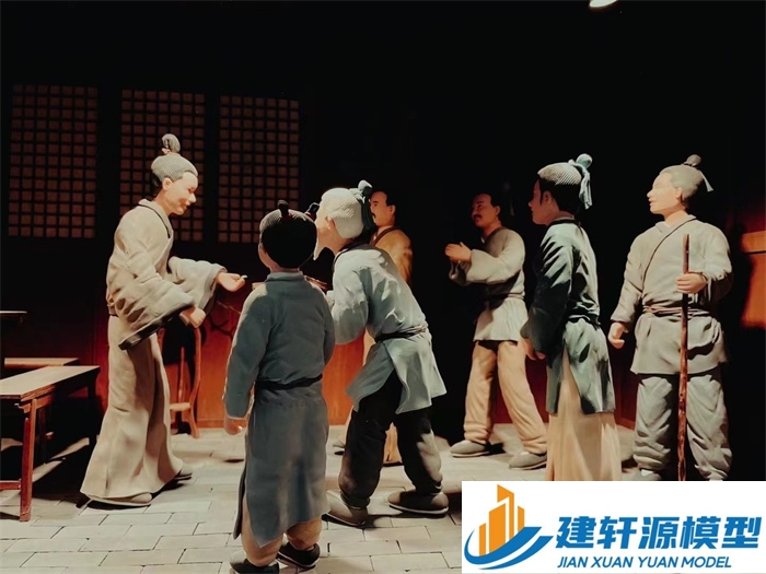 望谟喻侃压粮饷军场景