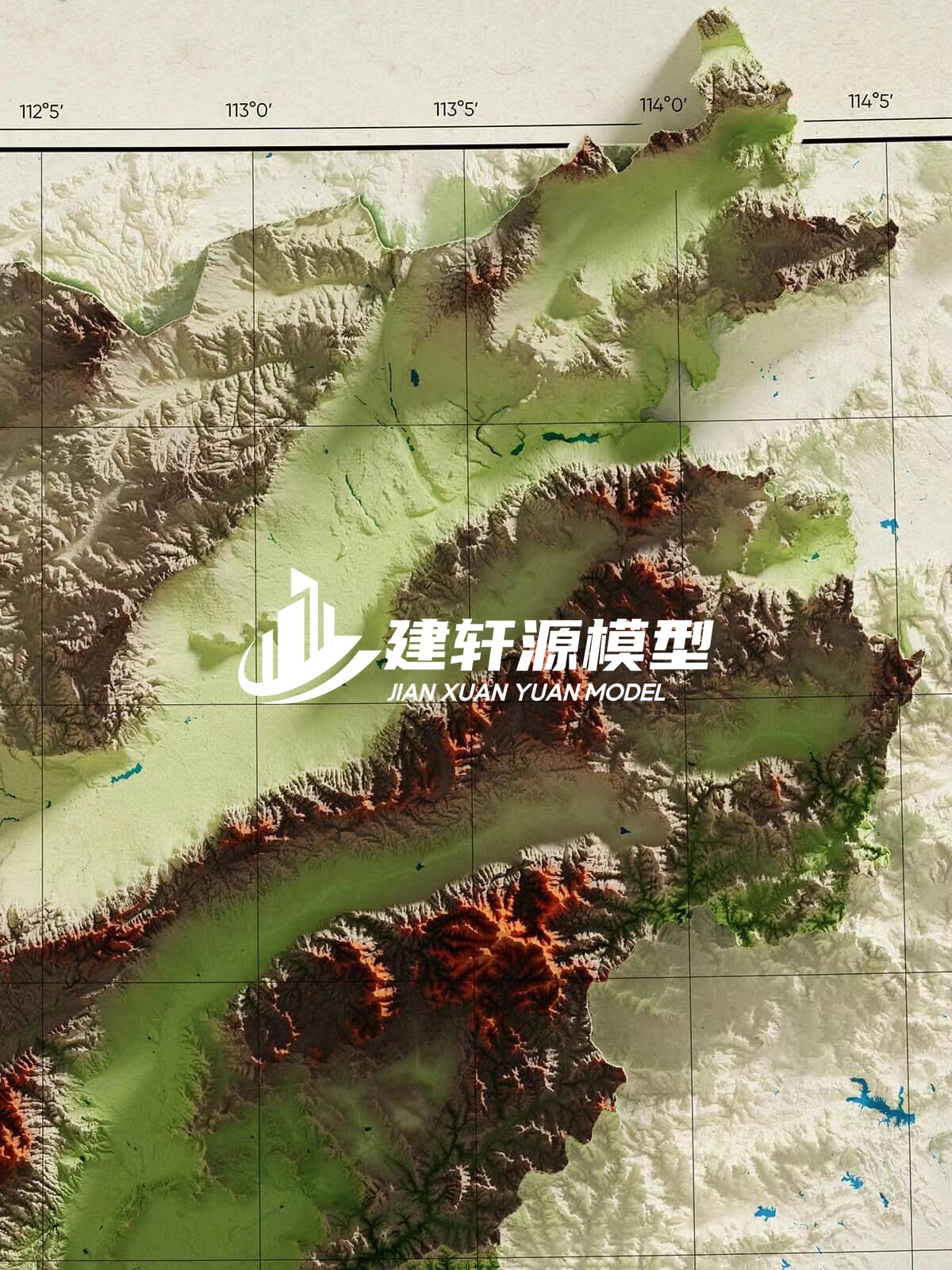 望谟地形模型制作